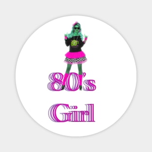 80’s Girl Design Magnet